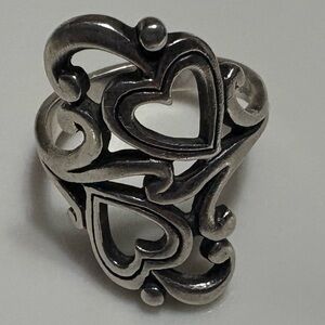 Swirls & Scrolls Hearts Ring